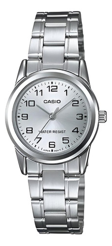 Reloj Casio Ltp-v001d-7budf Mujer Metalico