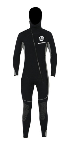 Traje De Neopreno De Buceo Con Capucha De 5 Mm Traje De