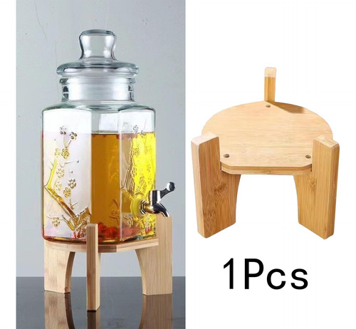 Soporte Para Bebidas, Base De Bambú Estable Y 21,5 Cm
