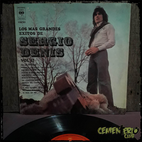 Sergio Denis Los Mas Grandes Exitos Vol 2 - 1973 Vinilo Lp
