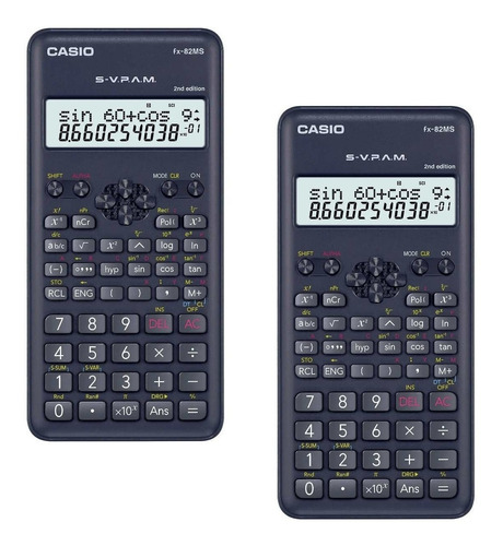 2 Calculadora Científica Casio Fx82ms 2nd Edition Original 