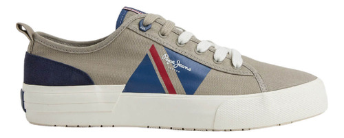 Tenis Pepe Jeans Hombre Allen Flag Color Beige - Talla 9