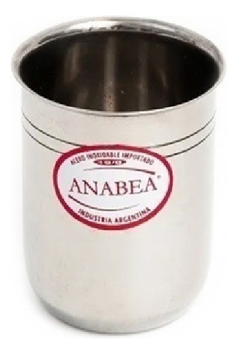 Vaso 10 Cms Acero Inoxidable Anabea X 12 Unidades