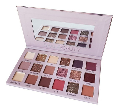 Paleta De Sombras New Nude 18 Tonos Resistente Al Agua