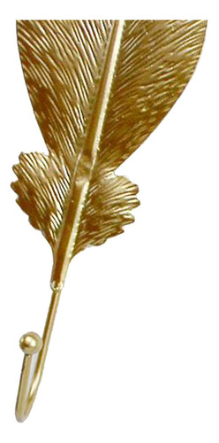 Ganchos De Hierro Fundido Percha De Pared Llave Oro A 4cm