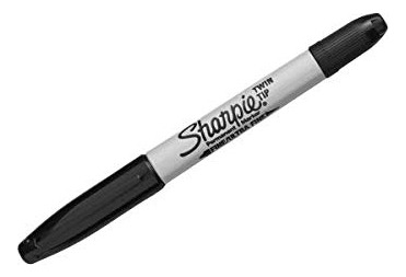 Sharpie® Marcador Permanente Doble Punta Negro 4