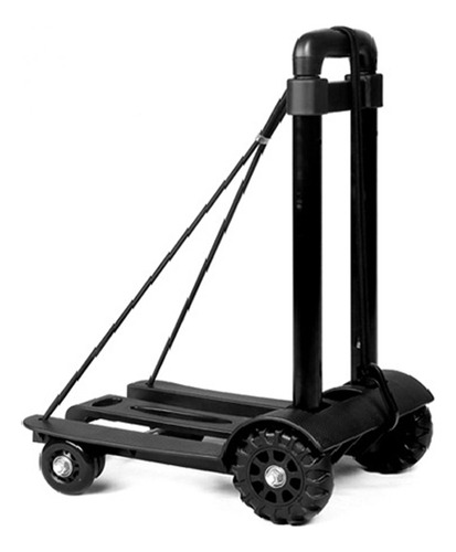 Equipaje Negro Portátil Cart De 100 Libras, Camión De Mano P