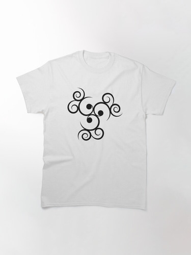 Imagen 2 de 4 de Camiseta Estampada Hombre Frase Positiva Signo Triskel