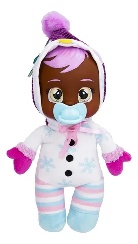 Muñeca De Bebé 23 Cm Lágrimas Reales Pijama Muñeco Nieve