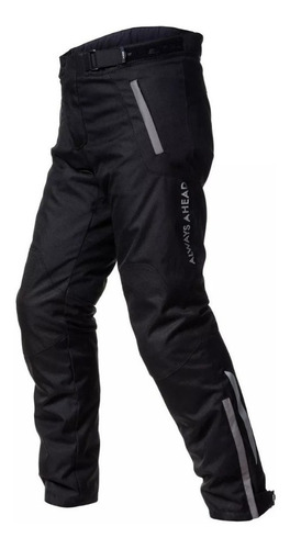 Pantalon Moto Cordura Hombre Ls2 Chart Negro Protecciones