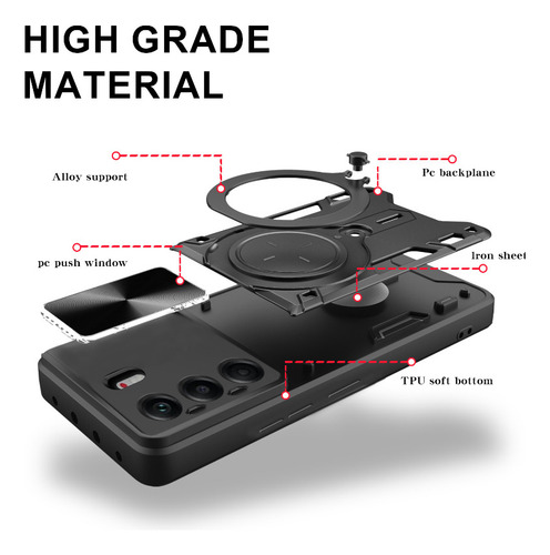 J0k A Con Soporte Magnético Para Tecno Camon 40 Pro 4g /