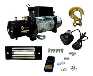 Winch 9,000 Lb Con Control Para Vehículos Off Road Y Grúas