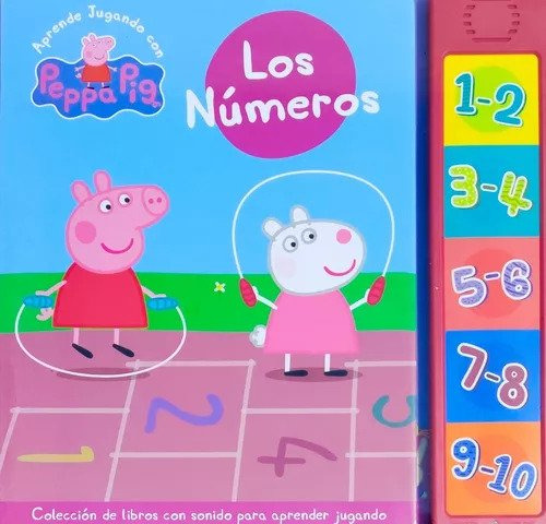 Peppa Pig - Libro Con Sonidos N° 5 Los Numeros, De Astley - Baker - Davies. Editorial Clarín, Tapa Dura En Español