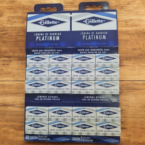 Repuestos Hojas De Afeitar Gillette Platinum 20 Cajas X 5