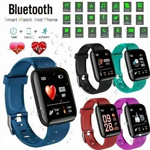 Smartwatch Deportivo Ritmo Cardíaco Para  iPhone O Android 