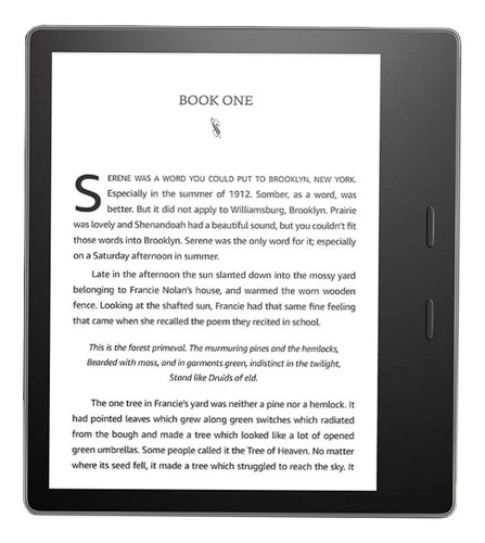 Imagen 1 de 3 de E-Reader  Kindle Oasis 10 Gen 32GB grafito con pantalla de 7" 300ppp