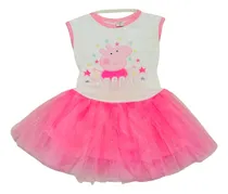 Comprar Disfraz Vestido Tutu Peppa Pig Peppa La Cerdita Brillos