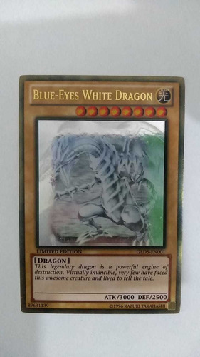 Blue-eyes White Dragon Ghost Gold Rare Yugioh 