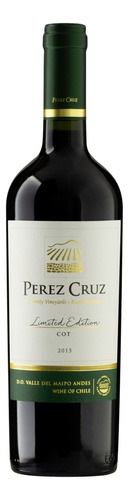 Vinho Chileno Tinto Perez Cruz Malbec Valle del Maipo Andes Garrafa 750ml