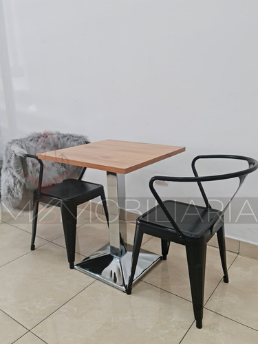 Imagen 3 de 4 de Mesa Rustik Para Negocio Cafeteria Comedor Bar Heladeria