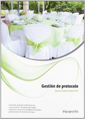 Libro Gestion De Protocolo De Cristina Cabero Soto