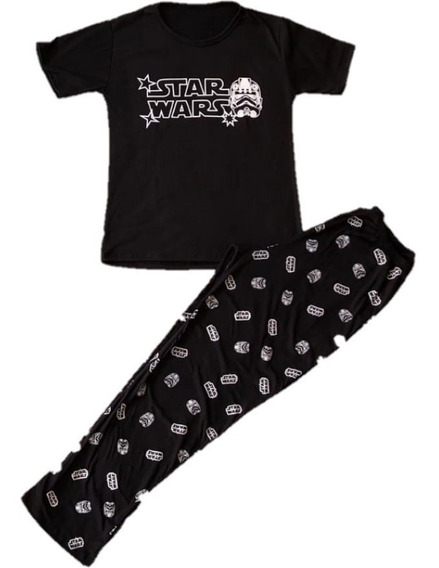 22-1975 Pijama de Verano para niños Modelo Star Wars Tallas 8 10 12 años