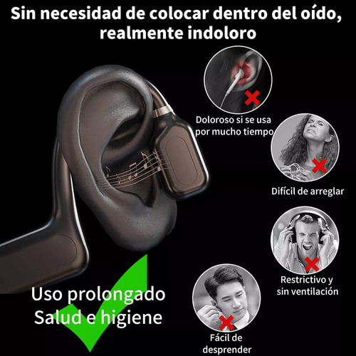 Auriculares Deportivos De Larga Duración Con Función De Redu