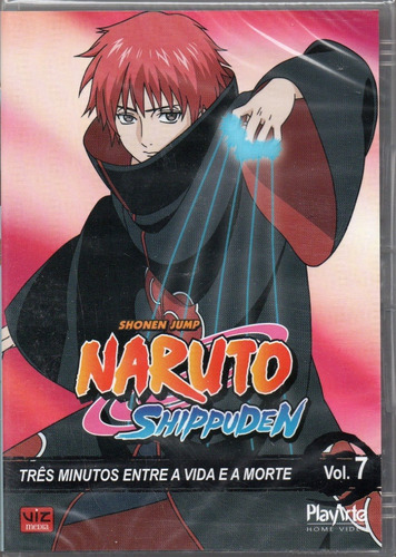 Naruto Shippuden Dvd Vol. 07 3 Minutos Entre A Vida E Morte