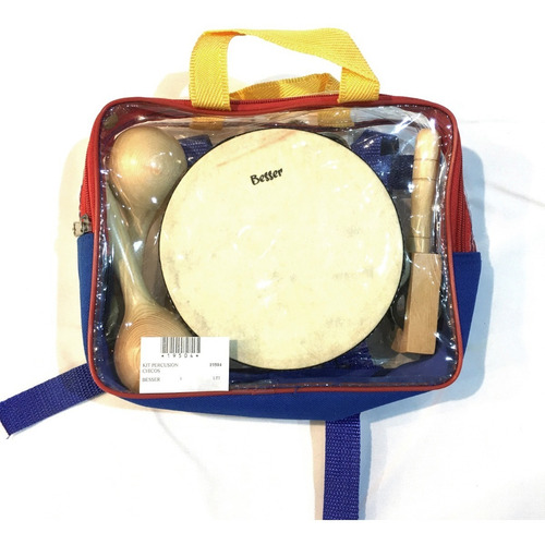 Besser Lt3 Kit Set Percusion Infantil Niños Escuela + Bolso