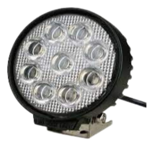 Faro Redondo 12cm Led Cree Con Soporte Waterproof