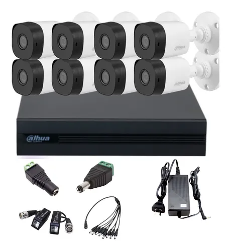 Kit 8 Seguridad 1080p Ext Dvr Dahua 8 Canales P2p