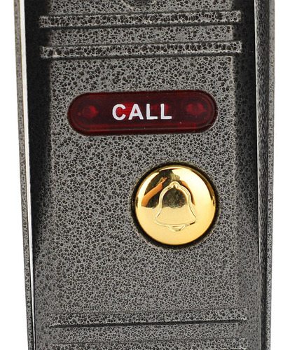 Sistema De Timbre Con Videoportero, Intercomunicador, 4 Cabl