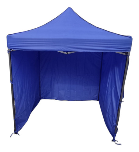 Carpa De 2x2m Con Armazon Y Paredes Azul 