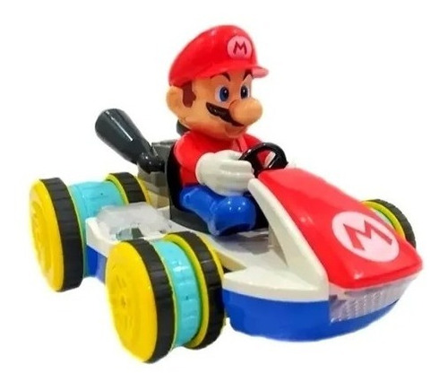 Carro Control Remoto Mario Bros Kart Luces Juguete Grande