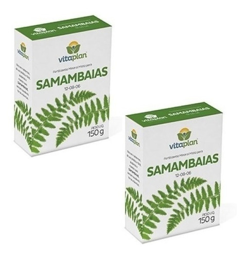 Fertilizante Para Samambaia Vitaplan 150g 2 Caixas