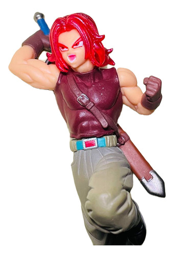 Dragon Ball Z Xeno Ss Red Trunks Miniatura Altura 7 Cm