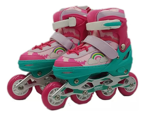 Patines En Línea Con Set De Protección Next Action Sports
