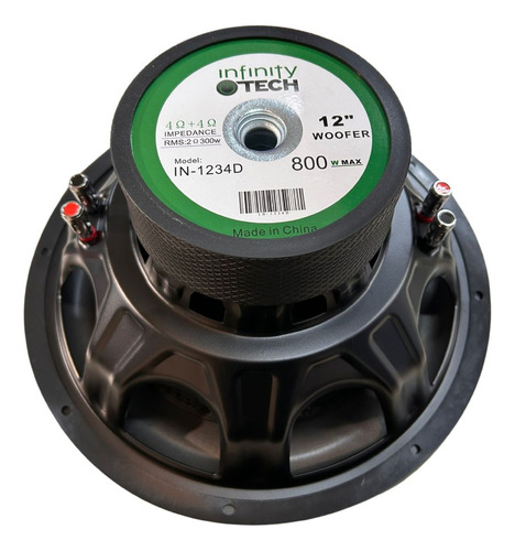 Subwoofer 12 Pulgadas Doble Bobina Infinity Tech