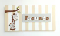 Comprar Carteles Con Nombre Del Bebe (varón) - Cuarto O Maternidad