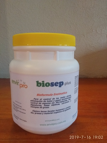 Biosep- Plus Bacteriaenzimas Para Biodigestor Y Fosa Septica