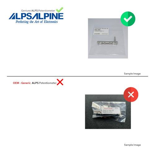 Alpha Theta Omnis Duo Fader De Volumen Refaccion Original