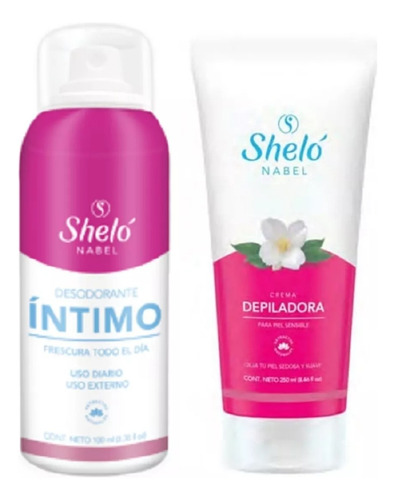 Desodorante Intimo + Crema Depiladora, Shelo Nabel