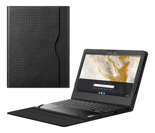 Funda P/ Laptop Fintie, Compatible Con Lenovo Y Hp, Negra