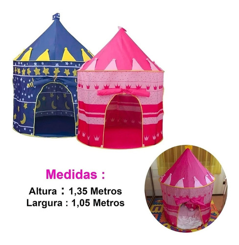 Imagem 3 de 3 de Castelinho Barraca Infantil Grande Dobravel Sunway Rosa