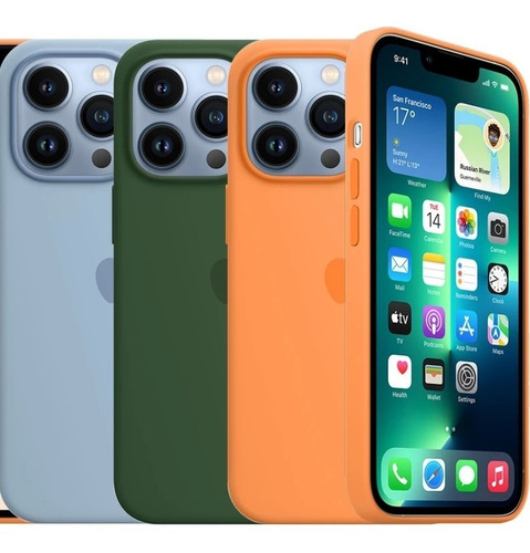 Capa De Silicone Para Apple iPhone 13 / 13 Pro / 13 Pro Max