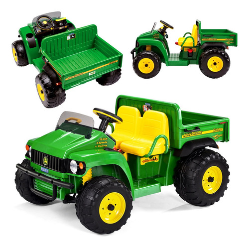 Trator Elétrico Peg Perego John Deere Gator Hpx 12v 2 Lugare
