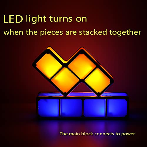 Luz Nocturna Para Niños Lámpara Led Apilable De 7 Colores Co