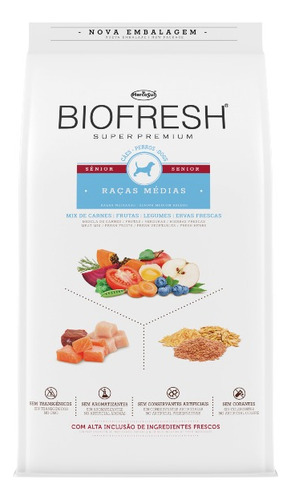 Biofresh Super Premium Perro Senior Mediano 10.1kg + Regalo!