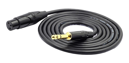 Estéreo Macho A Xlr Hembra De 6,5 Mm Para Amplificador De