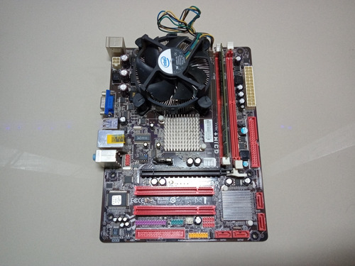 Kit Placa Mãe Biostar G31m+ext / Mem.ram 2g/ Processador/fan